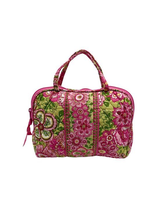 Vera Bradley Handbags - Vera Bradley Petal Pink Floral Quilted Makeup Bag